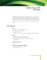 Предварительный просмотр 6 страницы Nvidia Tesla C870 Specification