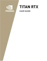 Preview for 1 page of Nvidia Titan RTX User Manual