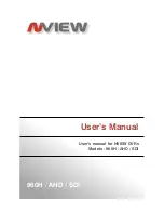 Nview 960H/AHD/SDI User Manual preview