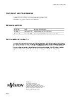 Preview for 2 page of NVision ENVOY6064 User Manual