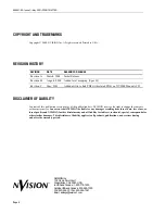 Preview for 2 page of NVision NV9601 X-Y Instruction Manual