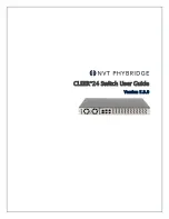 Предварительный просмотр 1 страницы NVT Phybridge CLEER 24 User Manual