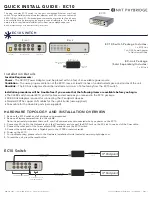 Предварительный просмотр 1 страницы NVT Phybridge EC10 Quick Install Manual