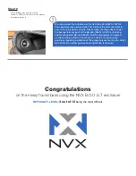 Предварительный просмотр 3 страницы NVX BE-LEX-IS0613-VCW104B.O.O.S.T Installation Manual