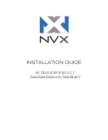 Preview for 1 page of NVX BE-TSLAS-VCW104 Installation Manual