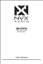 NVX QBUS8V2 User Manual preview