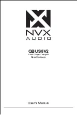 Preview for 1 page of NVX QBUS8V2 User Manual