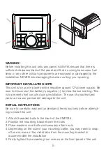 Предварительный просмотр 7 страницы NVX VMPS35 Owner'S Manual