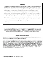 Preview for 2 page of NW Explorations AnamCara Operating Manual