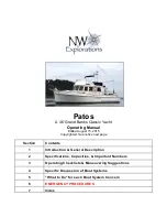 NW Explorations Patos Operating Manual preview