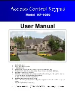 NWA Gates KP-1050 User Manual предпросмотр