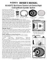 Предварительный просмотр 1 страницы Nxg 62HTC Owner'S Manual