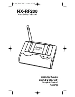 Preview for 1 page of Nxg NX-RF200 Installation Manual