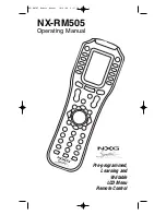 Nxg NX-RM505 Operating Manual preview