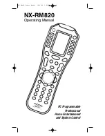 Nxg NX-RM820 Operating Manual preview