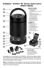 Preview for 2 page of Nxg NX-WRLS1 Owner'S Manual