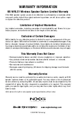 Preview for 7 page of Nxg NX-WRLS1 Owner'S Manual