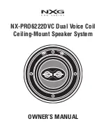 Preview for 1 page of Nxg PRO 6222 Owner'S Manual