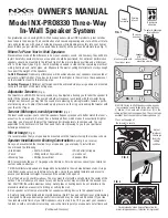 Nxg PRO 8330 Owner'S Manual предпросмотр