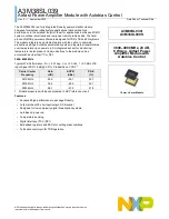 Предварительный просмотр 1 страницы NXP Semiconductors A3M38SL039 Manual