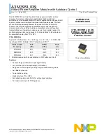 Предварительный просмотр 1 страницы NXP Semiconductors A3M39SL039 Datasheet