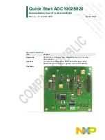 NXP Semiconductors ADC1002S020 Quick Start Manual preview