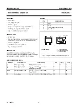 Preview for 2 page of NXP Semiconductors BGA2003 Datasheet