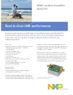 NXP Semiconductors BGA2714 Brochure & Specs preview