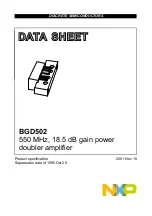 NXP Semiconductors BGD502 Datasheet preview