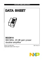 Preview for 1 page of NXP Semiconductors BGD814 Datasheet