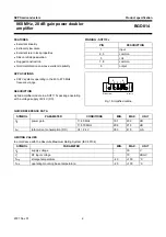 Preview for 2 page of NXP Semiconductors BGD814 Datasheet