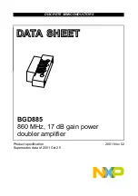 NXP Semiconductors BGD885 Datasheet preview