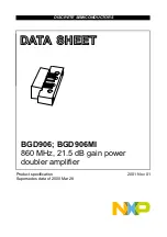 Preview for 1 page of NXP Semiconductors BGD906 Datasheet