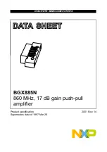 Preview for 1 page of NXP Semiconductors BGX885N Datasheet