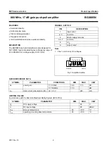 Preview for 2 page of NXP Semiconductors BGX885N Datasheet