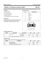 Предварительный просмотр 2 страницы NXP Semiconductors BGY687 Datasheet