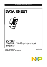 Preview for 1 page of NXP Semiconductors BGY883 Datasheet