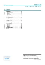 Preview for 7 page of NXP Semiconductors CGD944C Product Data Sheet