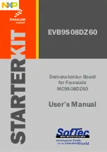 NXP Semiconductors EVB9S08DZ60 User Manual предпросмотр