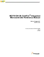 Предварительный просмотр 1 страницы NXP Semiconductors freescale semiconductor ColdFire MCF51CN128 Series Reference Manual