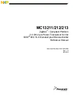 Предварительный просмотр 1 страницы NXP Semiconductors freescale semiconductor MC13211 Reference Manual