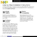 Preview for 3 page of NXP Semiconductors Freescale TWR-TWRPI-BD Quick Start Manual