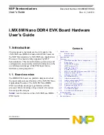 NXP Semiconductors i.MX 8M Nano DDR4 EVK Hardware User'S Manual предпросмотр