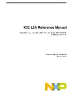 NXP Semiconductors K32 L2A Series Reference Manual предпросмотр