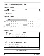 Предварительный просмотр 160 страницы NXP Semiconductors Kinetis KE1xZ256 Reference Manual