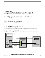 Предварительный просмотр 1009 страницы NXP Semiconductors Kinetis KE1xZ256 Reference Manual