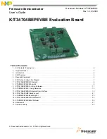 NXP Semiconductors KIT34704BEPEVBE User Manual preview