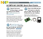 Предварительный просмотр 1 страницы NXP Semiconductors KITMPXA6115AEVB Quick Start Manual