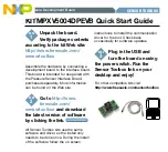 Предварительный просмотр 1 страницы NXP Semiconductors KITMPXV5004DPEVB Quick Start Manual