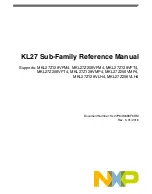 Предварительный просмотр 1 страницы NXP Semiconductors MKL27Z128VFM4 Reference Manual